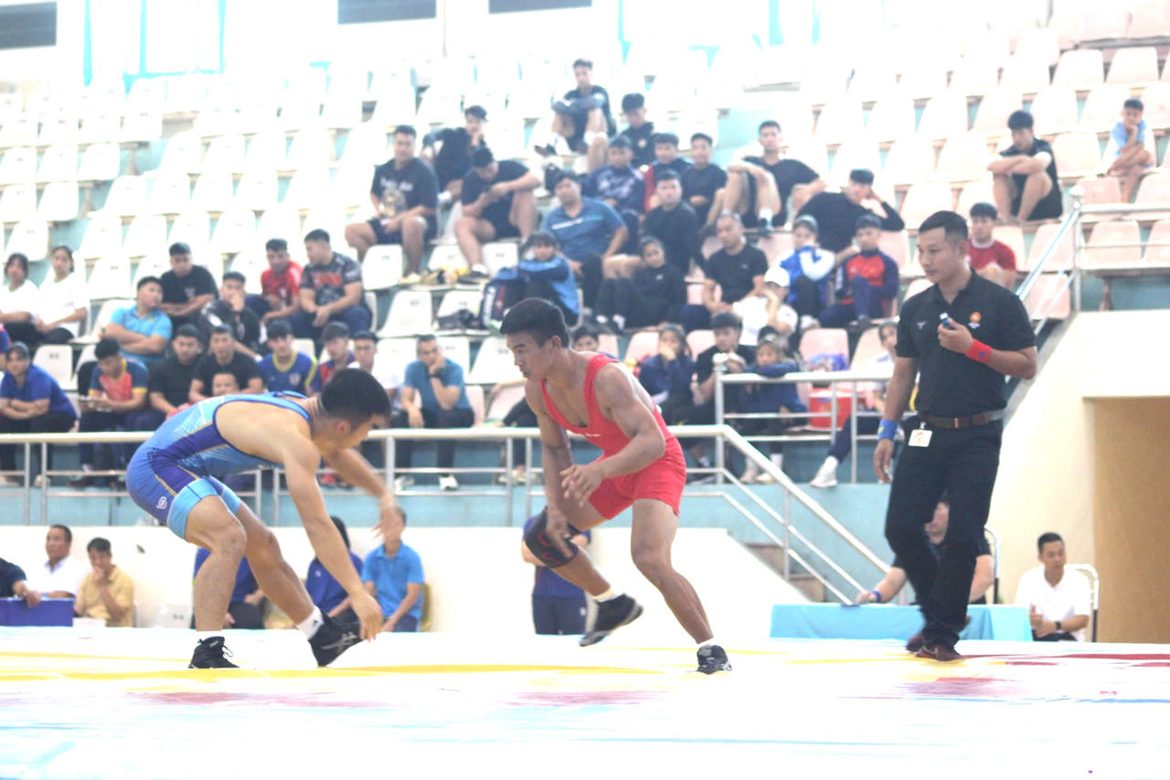 Khai mạc Giải Vô địch Vật cổ điển, Vật tự do quốc gia năm 2024 tại Nam Định