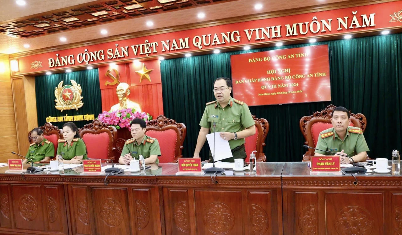 Công an tỉnh Nam Định tiếp tục giữ vững an ninh chính trị, trật tự an toàn xã hội trên địa bàn.