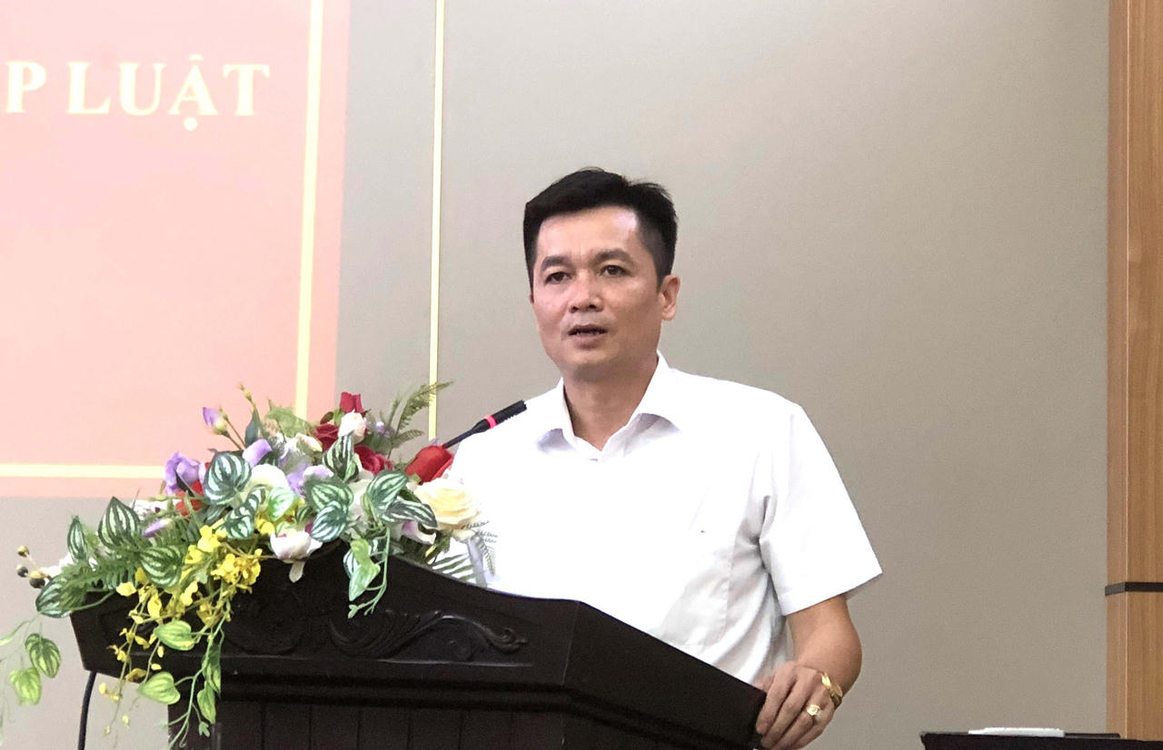 Sở Tư pháp tỉnh Nam Định bồi dưỡng kiến thức pháp luật Giao thông Đường bộ cho báo cáo viên cấp huyện