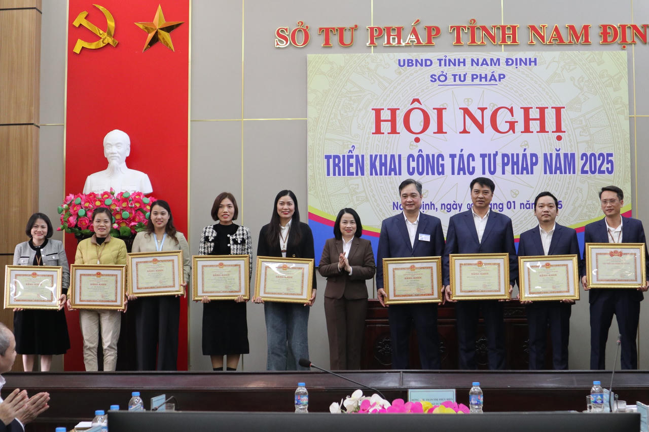 Nam Định tổ chức Hội nghị triển khai công tác Tư pháp 2025