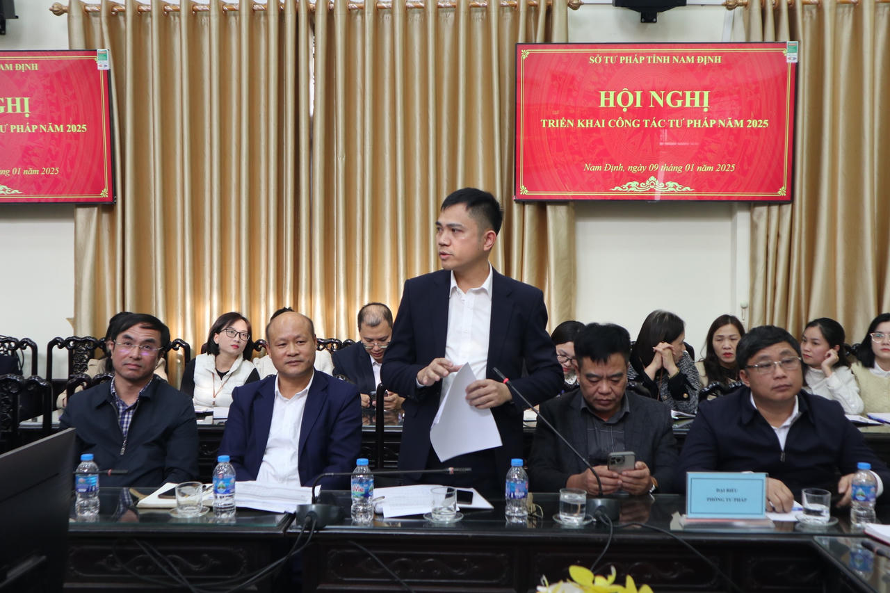 Nam Định tổ chức Hội nghị triển khai công tác Tư pháp 2025