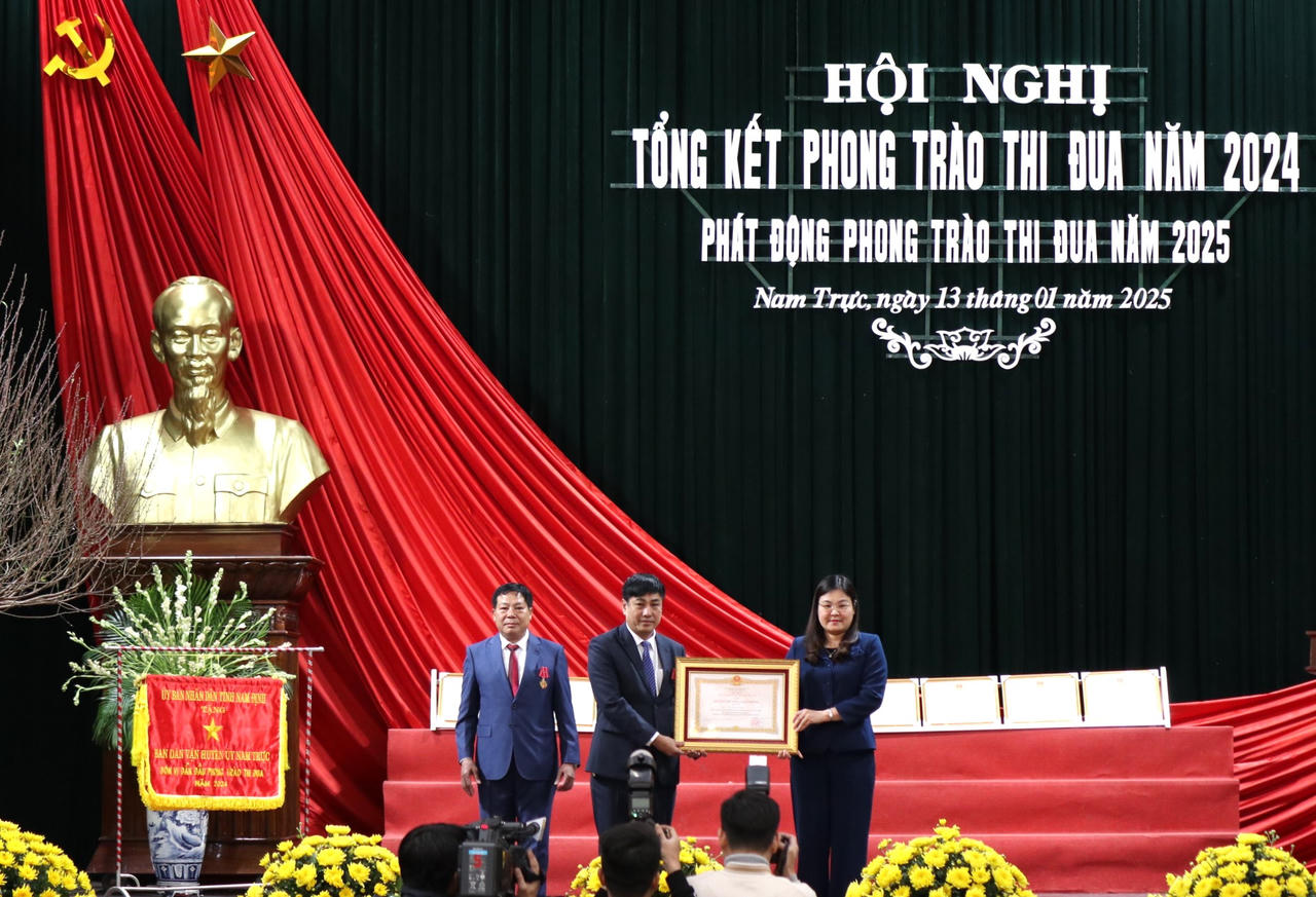 Huyện Nam Trực (Nam Định) có thêm 3 xã đạt chuẩn NTM kiểu mẫu