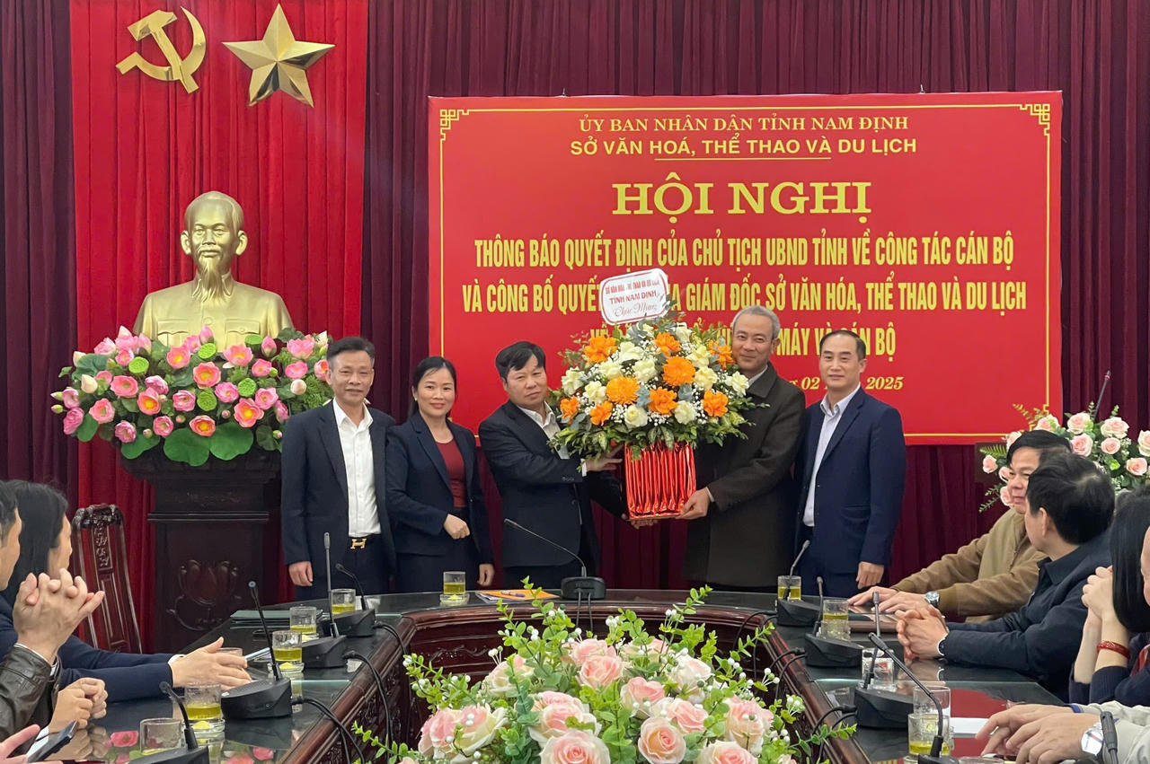 Công bố quyết định thành lập Trung tâm huấn luyện và thi đấu thể thao tỉnh Nam Định