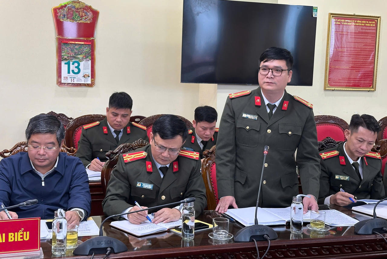 Hội nghị kiểm đếm tiến độ bảo đảm an ninh, trật tự tại khu vực Cồn Xanh