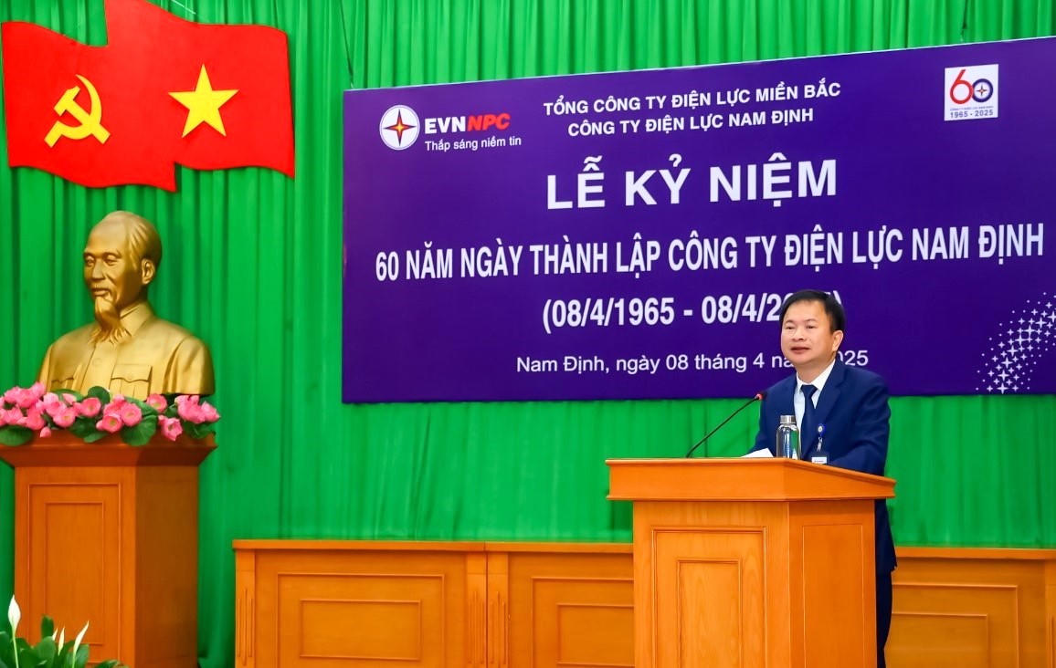 Điện lực Nam Định kỷ niệm 60 năm ngày thành lập Công ty