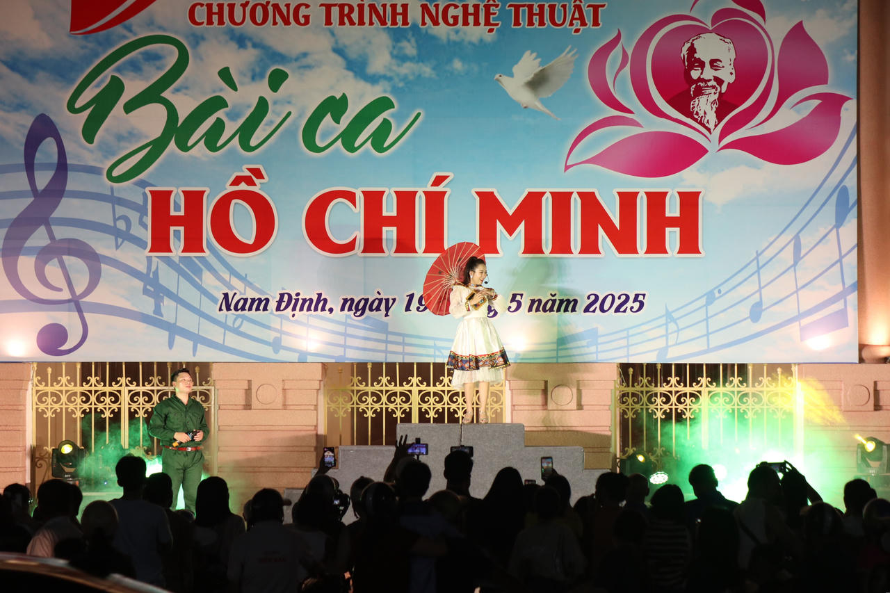 Nam Định tổ chức chương trình nghệ thuật đặc biệt 'Bài ca Hồ Chí Minh'