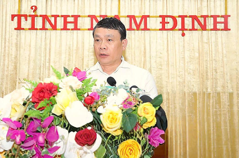 Trưởng Ban Tuyên giáo và Dân vận Trung ương Nguyễn Trọng Nghĩa về làm việc với tỉnh Nam Định