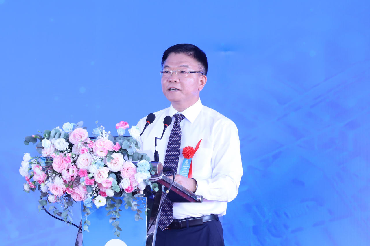 Phó Thủ tướng Lê Thành Long dự lễ khởi công dự án Thép Xanh Nam Định.