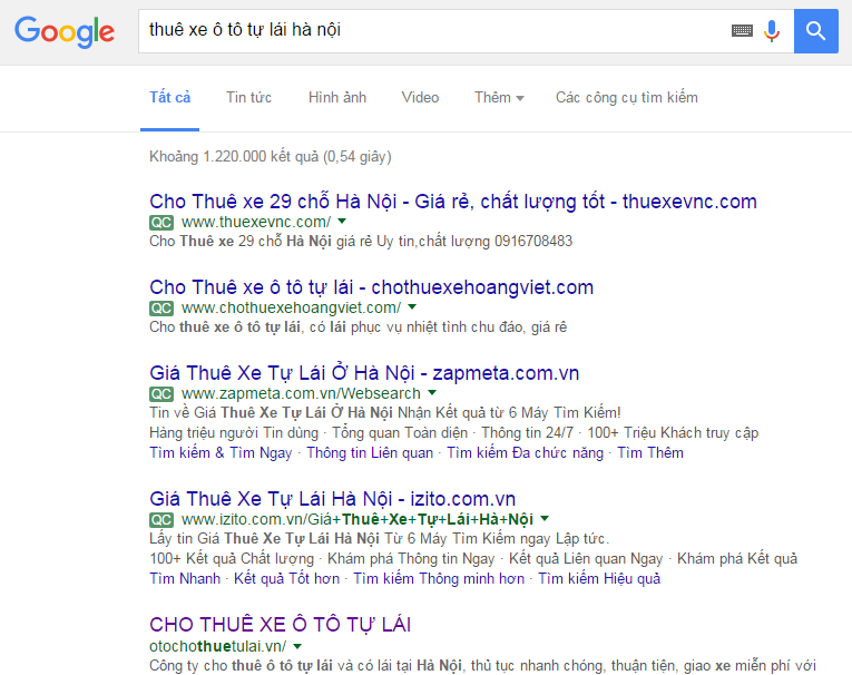 Sôi động thị trường cho thuê xe tự lái trên mạng dịp Tết