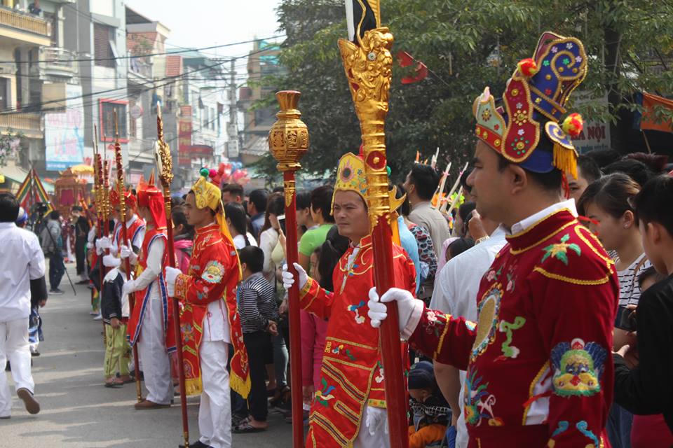 Độc đáo lễ hội “Con đĩ đánh Bồng' ở Triều Khúc