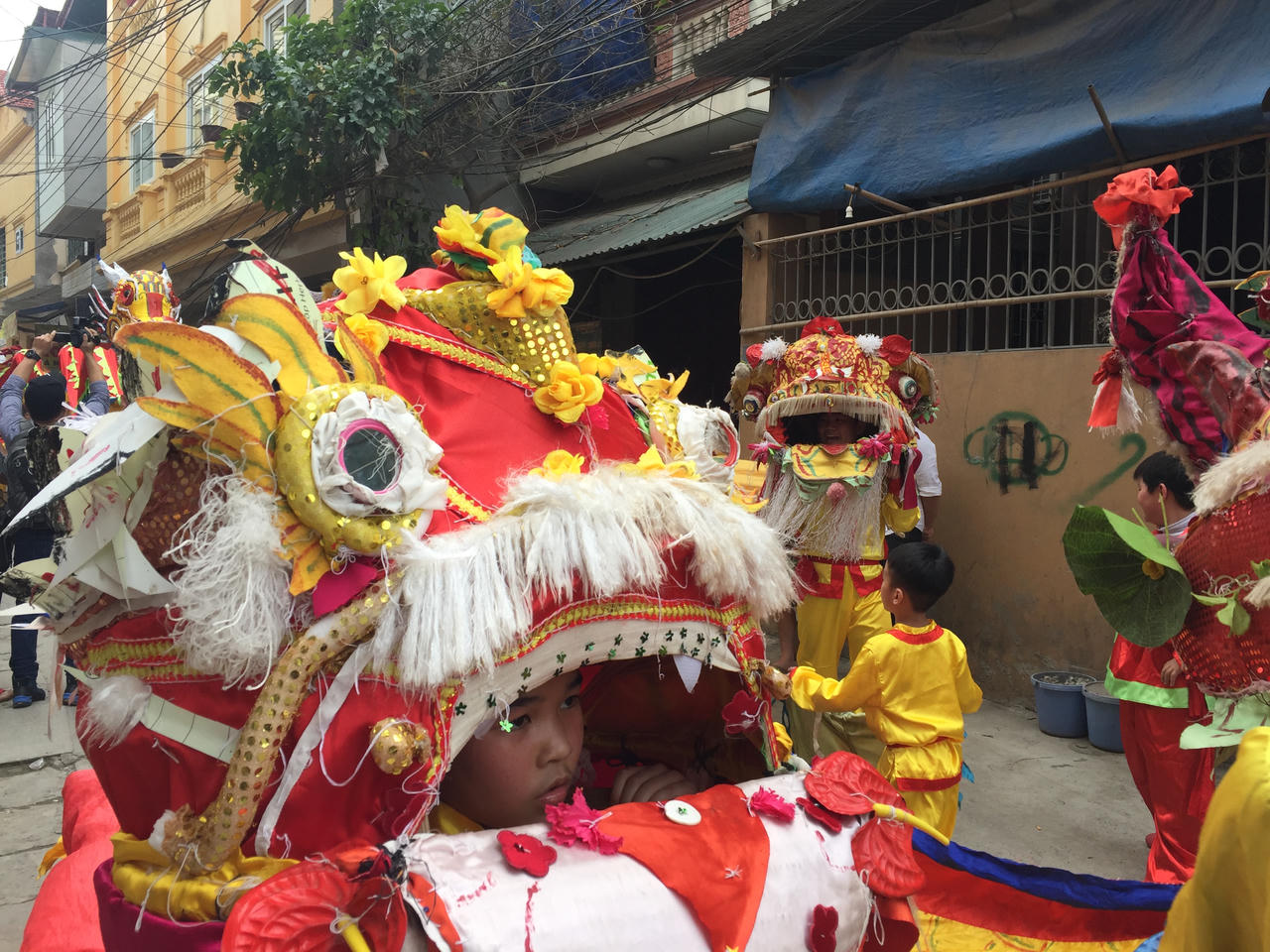 Độc đáo lễ hội “Con đĩ đánh Bồng' ở Triều Khúc