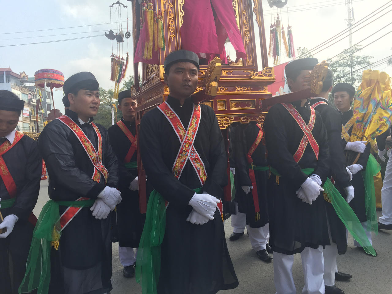 Độc đáo lễ hội “Con đĩ đánh Bồng' ở Triều Khúc