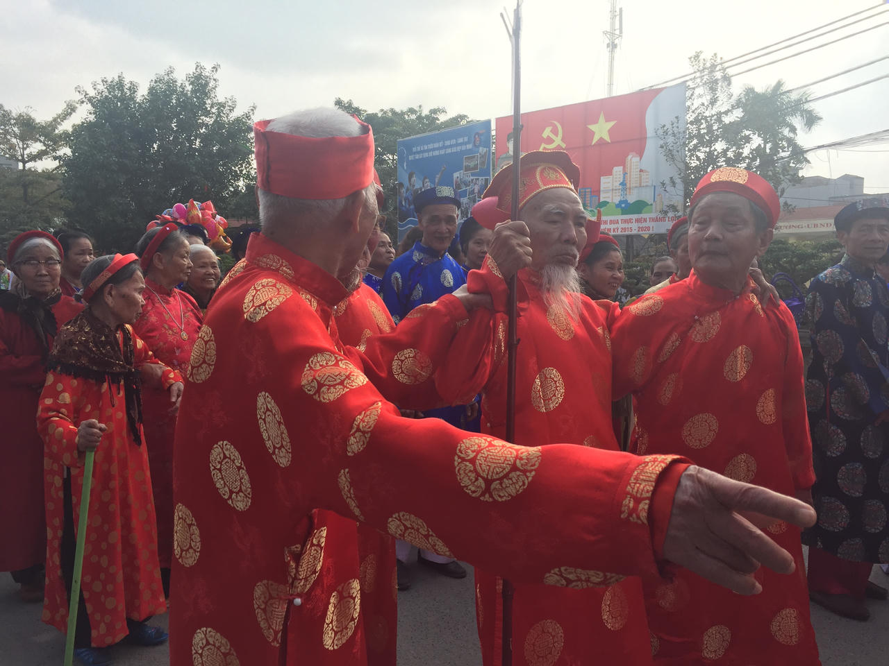 Độc đáo lễ hội “Con đĩ đánh Bồng' ở Triều Khúc