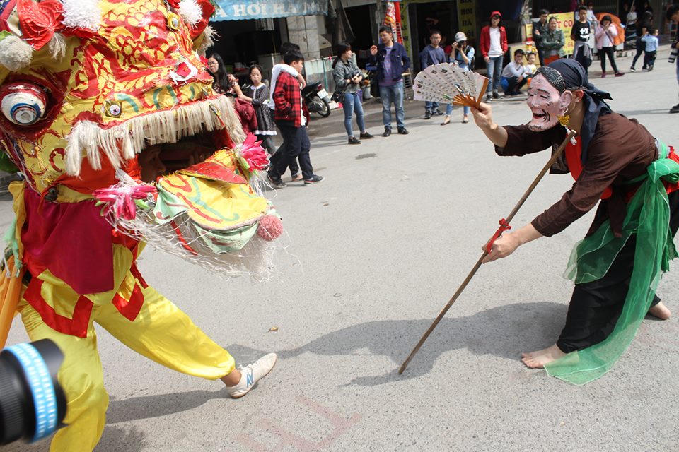 Độc đáo lễ hội “Con đĩ đánh Bồng' ở Triều Khúc