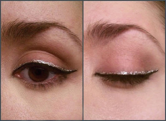 Kết quả hình ảnh cho eyeliner kim tuyến