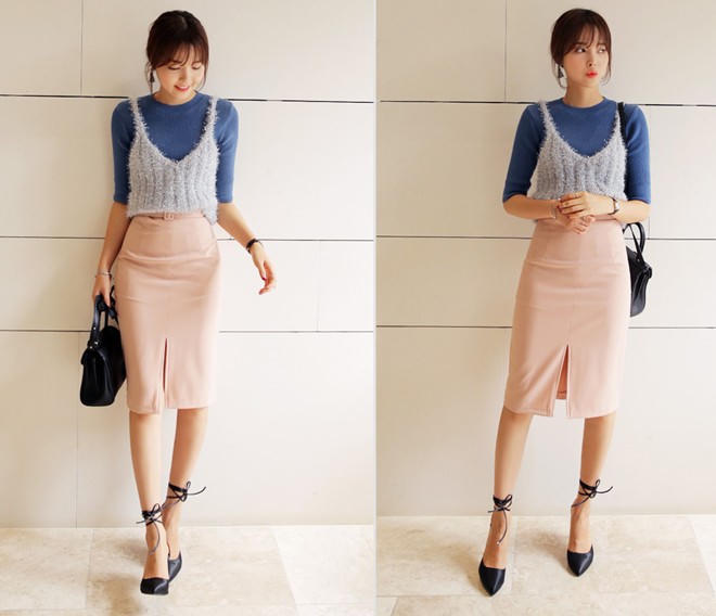 Kết quả hình ảnh cho váy midi ôm