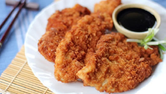 Kết quả hình ảnh cho cách làm ức gà chiên giòn