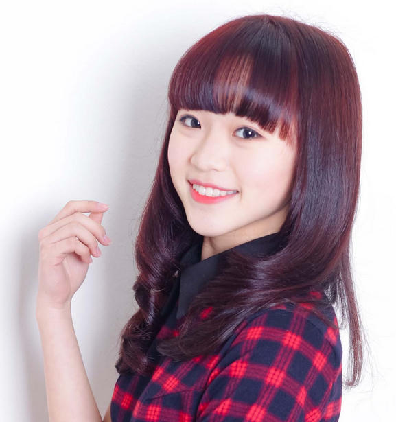 Kết quả hình ảnh cho nhuộm tóc màu đỏ