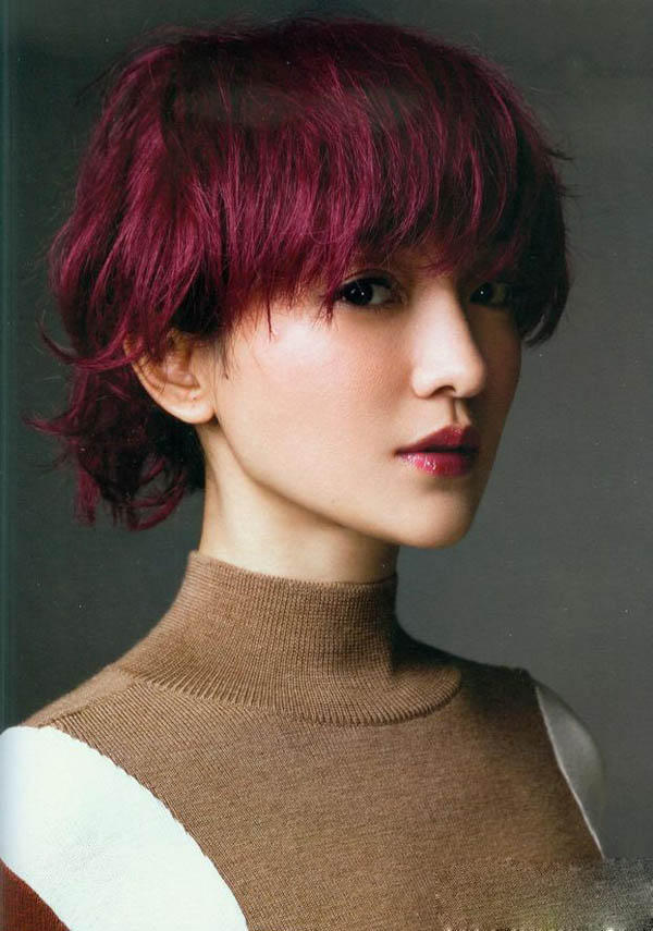 Kết quả hình ảnh cho nhuộm tóc màu đỏ