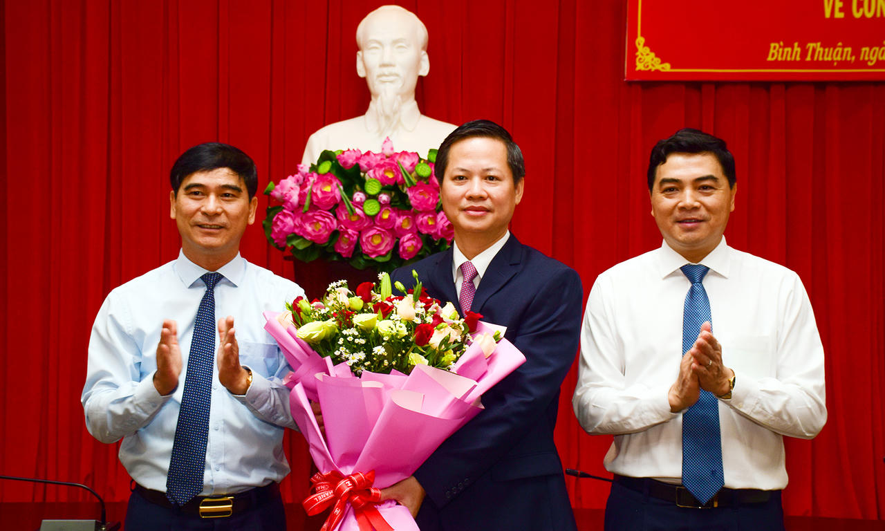 Ông Đoàn Anh Dũng làm Phó bí thư Tỉnh ủy Bình Thuận