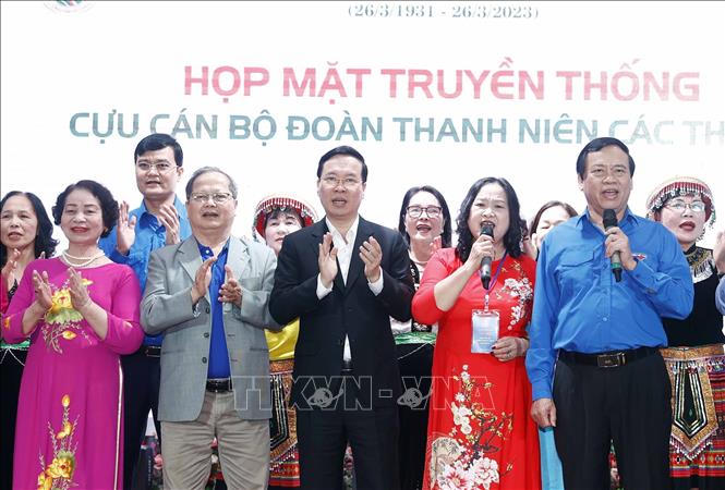 Chủ tịch nước dự gặp mặt truyền thống cựu cán bộ Đoàn Thanh niên các thời kỳ