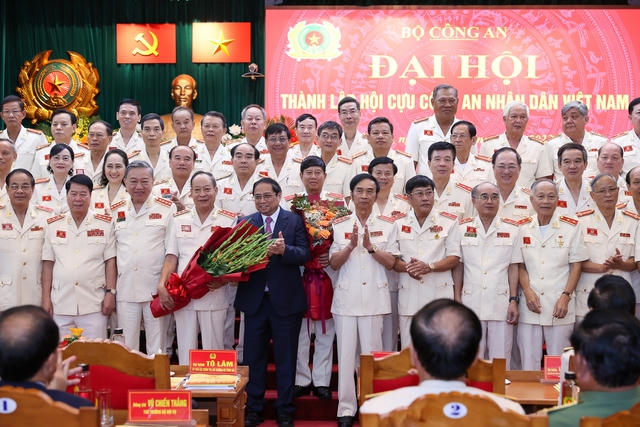 Thủ tướng Phạm Minh Chính dự Đại hội thành lập Hội Cựu Công an nhân dân Việt Nam