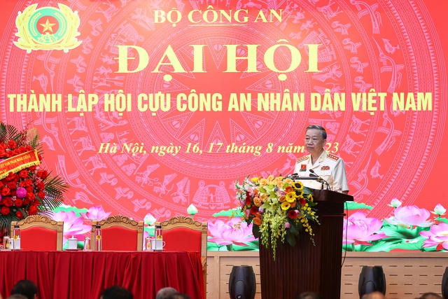 Thủ tướng Phạm Minh Chính dự Đại hội thành lập Hội Cựu Công an nhân dân Việt Nam