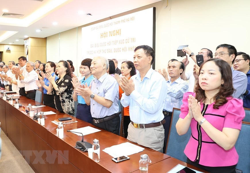 Tổng Bí thư Nguyễn Phú Trọng tiếp xúc cử tri thành phố Hà Nội