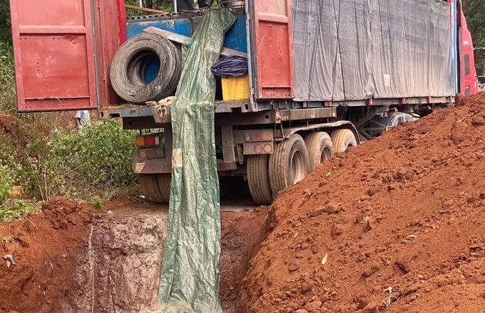 Gia Lai: Phát hiện xe đầu kéo chứa 5,5 tấn cá tầm nhập lậu qua biên giới