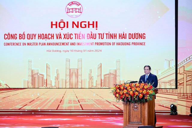 Thủ tướng: Kích hoạt mọi nguồn lực để thực hiện quy hoạch, tạo động lực mới phát triển Hải Dương