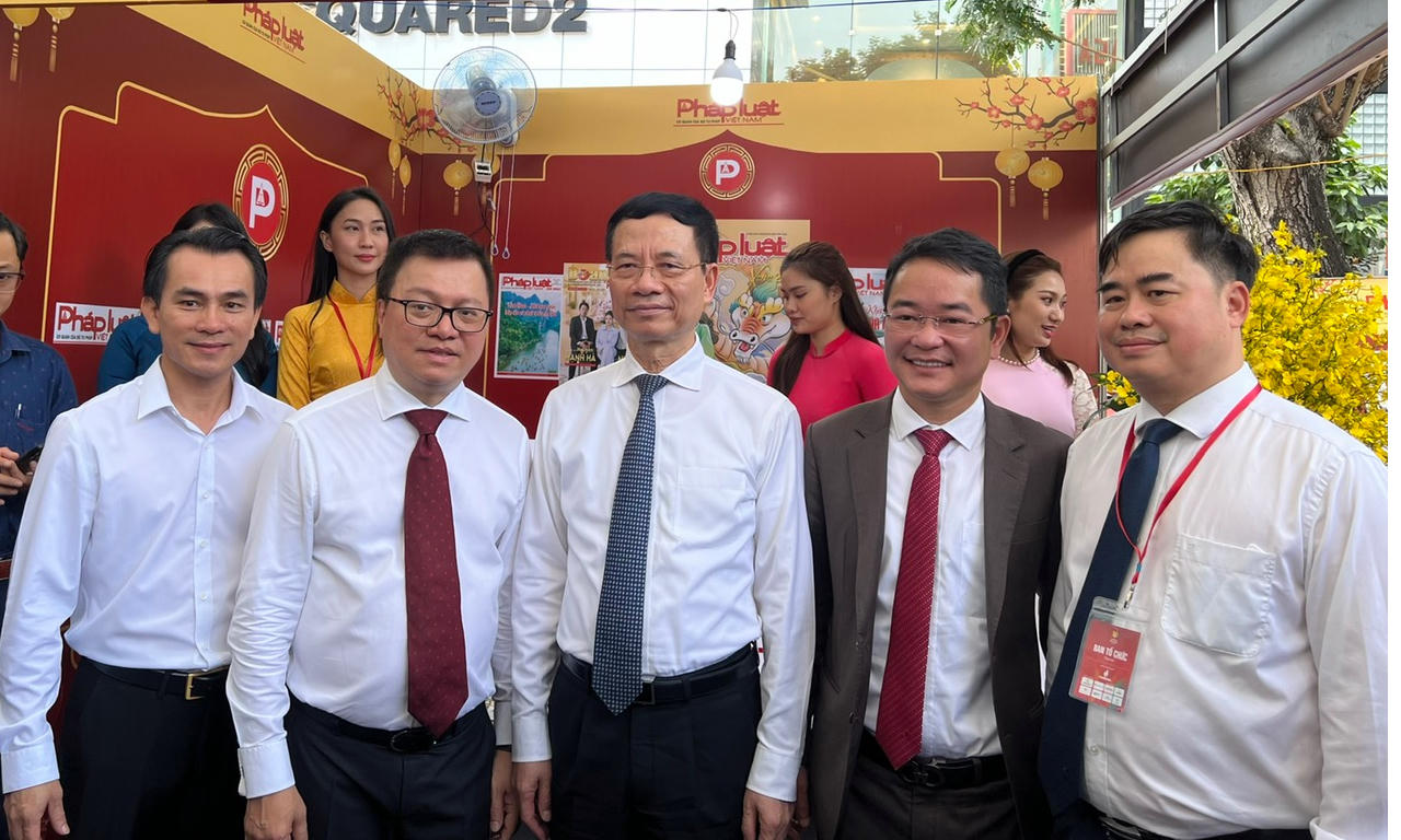 Báo Pháp luật Việt Nam tham gia Hội Báo toàn quốc năm 2024