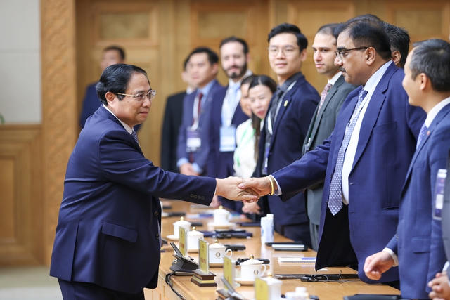 Thủ tướng Phạm Minh Chính tiếp đại diện 60 tập đoàn hàng đầu của Hoa Kỳ