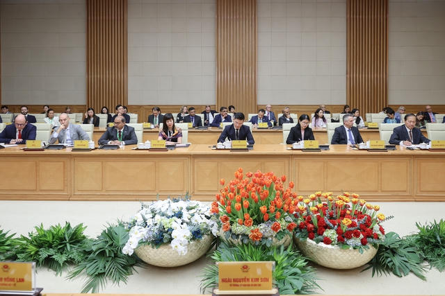 Thủ tướng Phạm Minh Chính tiếp đại diện 60 tập đoàn hàng đầu của Hoa Kỳ
