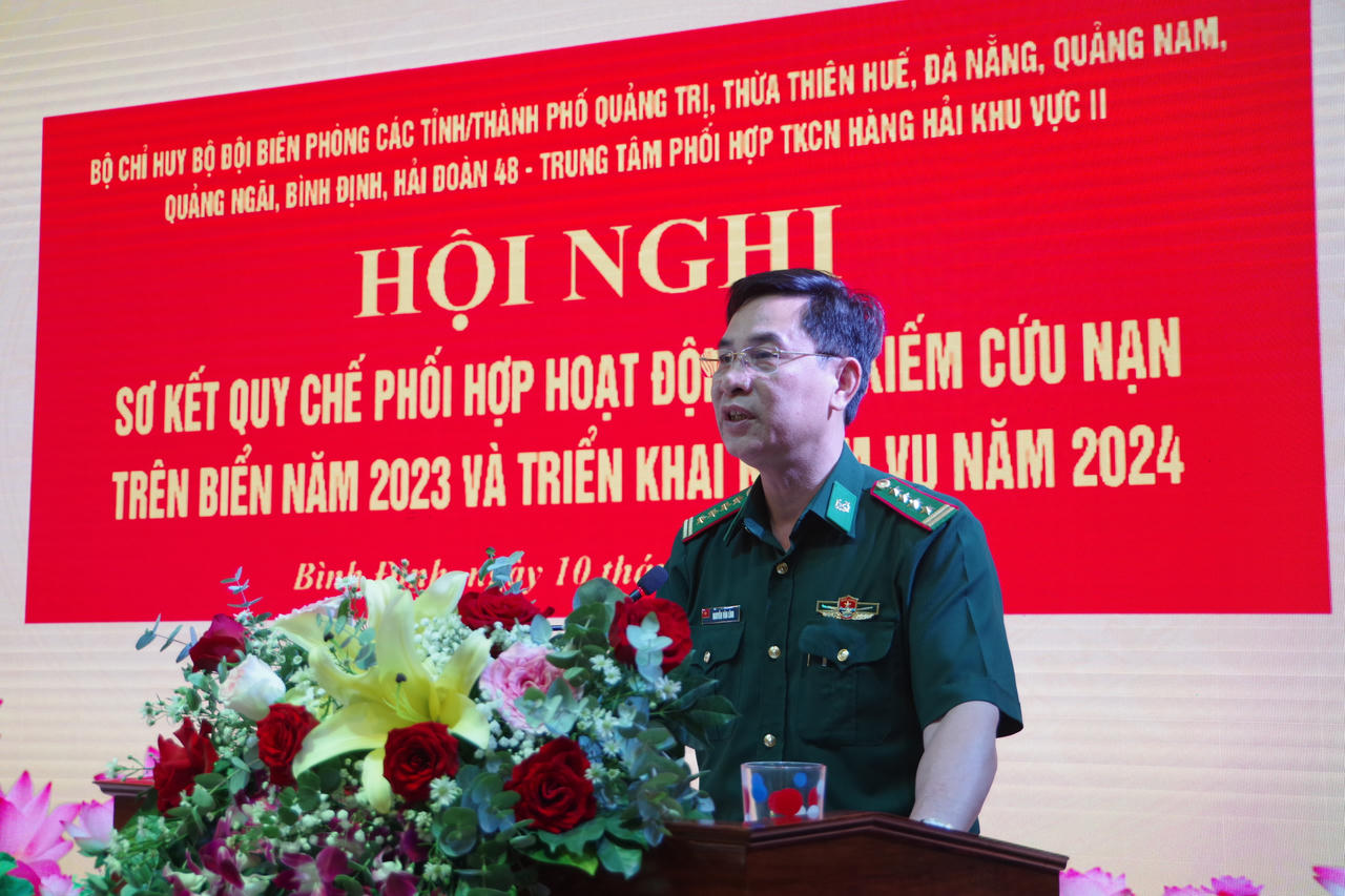 Bộ đội biên phòng 6 tỉnh, thành phố tổ chức sơ kết Quy chế phối hợp hoạt động tìm kiếm cứu nạn trên biển 