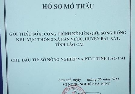 Công trình bị tố "rút ruột" tới 80% ở Lào Cai là “thông tin mật”?