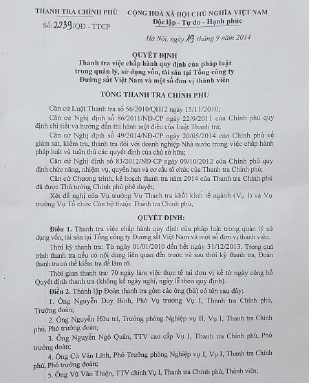 Kết luận Thanh tra Tổng cty đường sắt Việt Nam “nằm chờ” Thủ tướng?