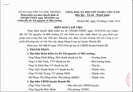 Công ty Hưng Long kêu cứu vì cho rằng cán bộ địa phương “trù dập”