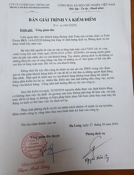 Sau “cú phốt” xe chính hãng “càng sửa càng nát”, Ford Việt Nam nói gì? 