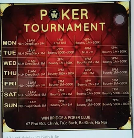 “Sòng bài” “khủng” hoạt động trá hình giữa lòng Hà Nội dưới “vỏ bọc” CLB thể thao Bridge & Poker?