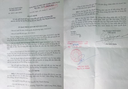 Gia Lâm (Hà Nội): Thiếu minh bạch trong thu hồi đất