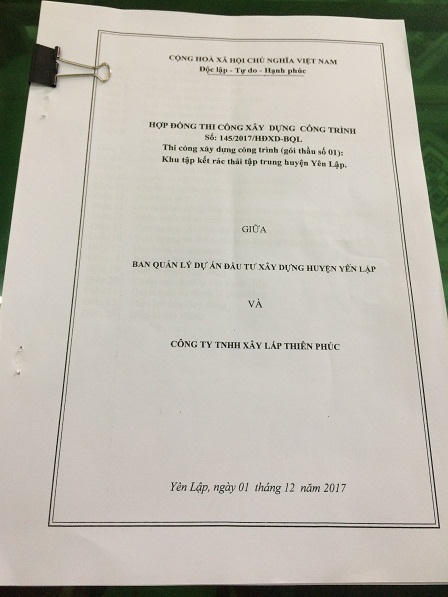 Yên Lập (Phú Thọ): Nghi vấn ngân sách bị “xẻ thịt” tại dự án khu tập kết rác thải?