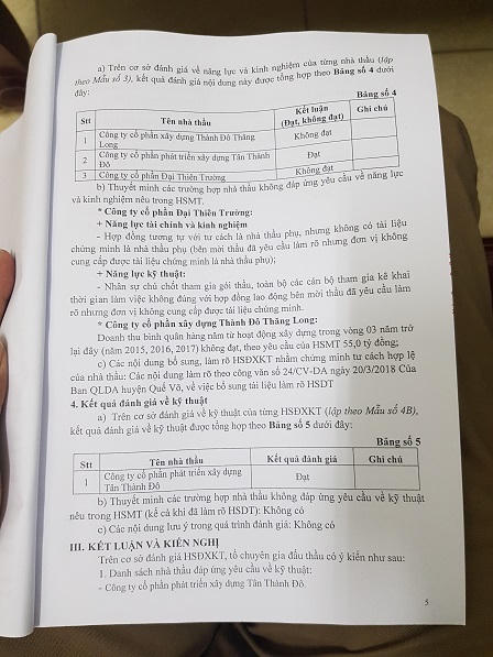 Quế Võ (Bắc Ninh): Nghi vấn đấu thầu bất minh, chấm thầu “vượt” thời gian quy định?
