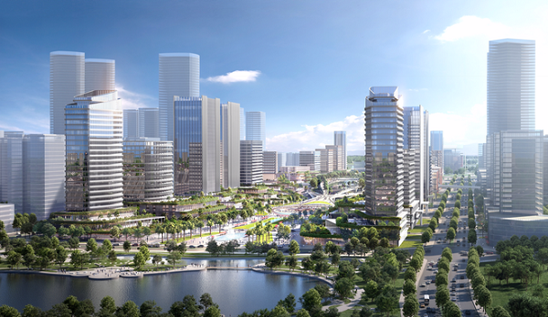 Bộ Xây dựng chọn 5 ý tưởng thiết kế trung tâm hành chính - trụ sở 12 Bộ, Ngành tại Tây Hồ Tây trình Chính Phủ