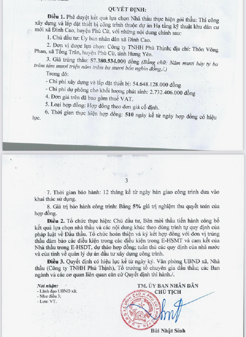 Dự án 78 tỷ đồng ở Hưng Yên: "Ai sai người đó chịu trách nhiệm"