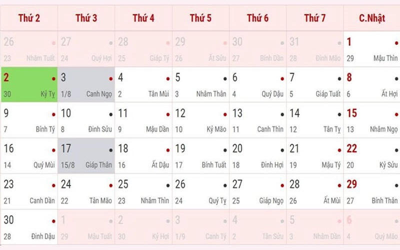 Chi tiết lịch nghỉ lễ Giỗ Tổ Hùng Vương, 30/4, 01/5 và Quốc khánh 2/9 năm 2024