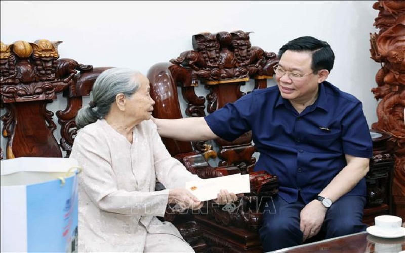 Hoạt động của Chủ tịch Quốc hội Vương Đình Huệ tại Bình Định