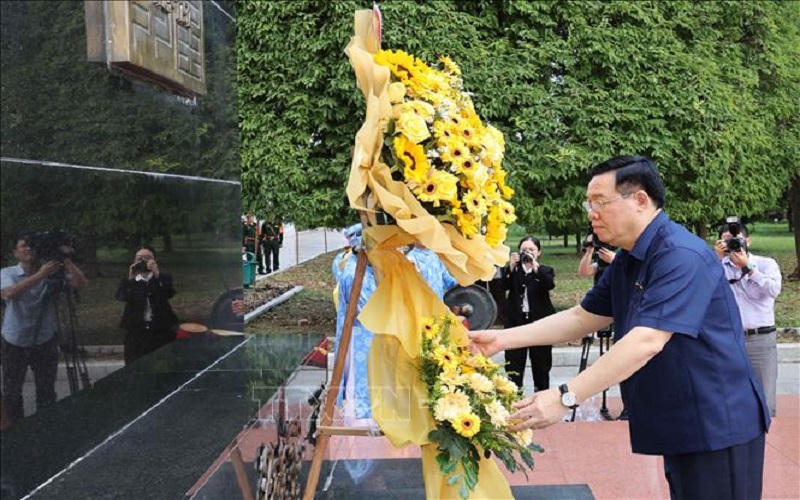 Hoạt động của Chủ tịch Quốc hội Vương Đình Huệ tại Bình Định