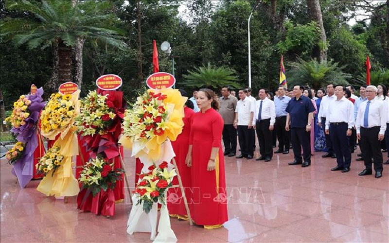 Hoạt động của Chủ tịch Quốc hội Vương Đình Huệ tại Bình Định