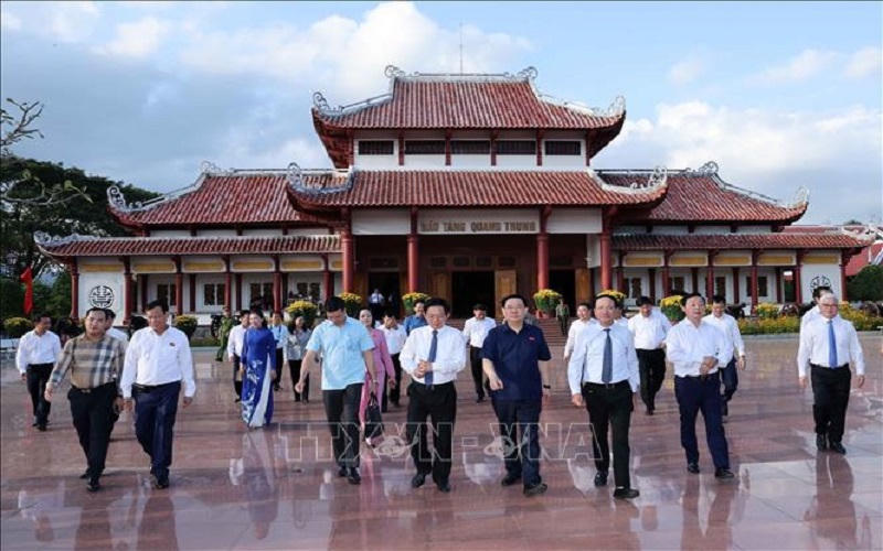 Hoạt động của Chủ tịch Quốc hội Vương Đình Huệ tại Bình Định