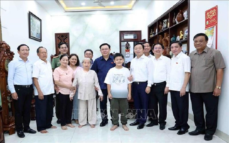 Hoạt động của Chủ tịch Quốc hội Vương Đình Huệ tại Bình Định